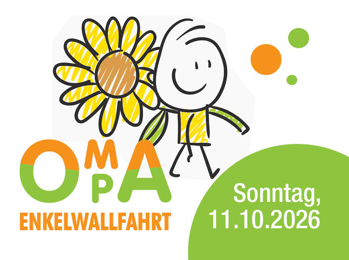 Plakat zur OMAOPA Enkel Wallfahrt am 11. Oktober / Seniorenpastoral Plakat zur OMAOPA Enkel Wallfahrt am 11. Oktober